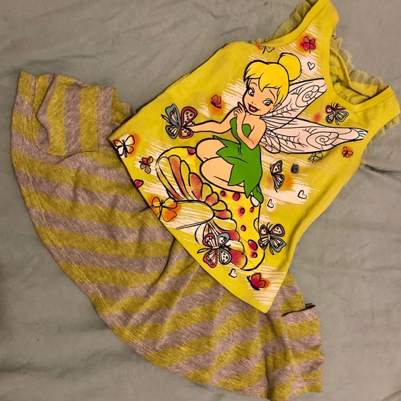 Tinker bell skort set - Picture 1 of 5